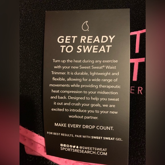 NWT SLIMMING SWEET SWEAT BAND - Picture 7 of 9